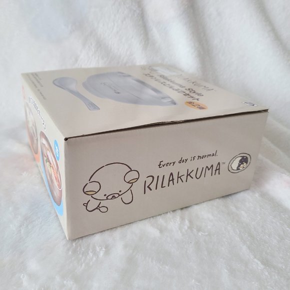 Rilakkuma - Stainless Bowl Set - Brown - Picture 3 of 4